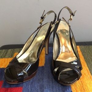 Guess by Marciano Dark Brown leather high heel-8M